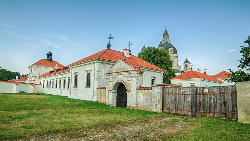 Pazaislis monastery and church in Kaunas, Lithuania